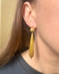GEORGIAN HIGH CARAT GOLD TORPEDO EARRINGS