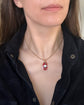 LATE 19TH CENTURY FRENCH ‘AMITIE’ ENAMEL & DIAMOND PENDANT