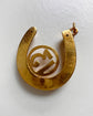 ANTIQUE 9CT GOLD ‘LUCKY 13’ HORSESHOE PENDANT