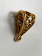 ANTIQUE 18CT GOLD BAIL WITH SNAKEY DESIGN