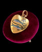 VINTAGE ZODIAC ‘PISCES’ DOUBLE FISH HEART PENDANT