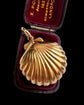 VICTORIAN 15CT GOLD SHELL LOCKET