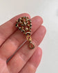 19TH CENTURY SWISS ENAMEL BAIL WITH TWIST DOGCLIP