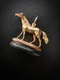 19TH CENTURY FINELY MODELLED HORSE FOB PENDANT