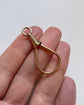 LARGE ANTIQUE 9CT GOLD DOGCLIP