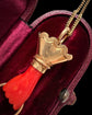 EARLY 19TH CENTURY CORAL HAND PENDANT
