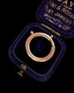 ANTIQUE 9CT GOLD BOLT RING