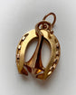 VICTORIAN 15CT GOLD HORSESHOE & NAIL FOLDING BUTTON HOOK
