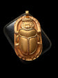 VINTAGE 18CT GOLD HUGE SCARAB BEETLE PENDANT