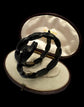 VICTORIAN WHITBY JET SNAKE BANGLE