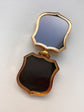 VICTORIAN LARGE 15CT GOLD SHIELD LOCKET PENDANT