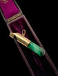 VICTORIAN 15CT GOLD & MALACHITE WHISTLE PENDANT