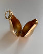 LARGE VINTAGE 9CT GOLD PEAR LOCKET PENDANT