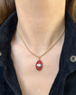 LATE 19TH CENTURY FRENCH ‘AMITIE’ ENAMEL & DIAMOND PENDANT