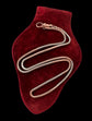 ANTIQUE BI-COLOUR 9CT GOLD SNAKE CHAIN