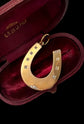 VICTORIAN 18CT GOLD & DIAMOND HORSESHOE PENDANT