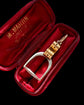 VICTORIAN PLATINUM & 15CT GOLD STIRRUP PENDANT