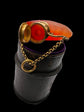 GEORGIAN CARNELIAN SHELL SCENT BOTTLE PENDANT