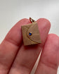 ANTIQUE 9CT GOLD ENVELOPE LOCKET