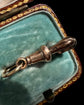 ANTIQUE 9CT GOLD SNAKE DOG CLIP
