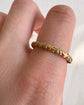 GEORGIAN 15CT GOLD LARGE SPLIT RING