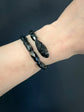 VICTORIAN WHITBY JET SNAKE BANGLE