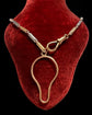 ANTIQUE BI-COLOUR 18CT GOLD & PLATINUM TROMBONE CHAIN