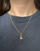 ANTIQUE GEM SET FLY PENDANT
