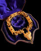19TH CENTURY PINCHBECK HEART PADLOCK BRACELET