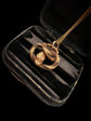 VICTORIAN HIGH CARAT GOLD & HAIR SNAKE PENDANT