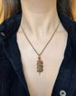ANTIQUE TRIPLE HORSESHOE & NAIL PENDANT