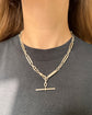 ANTIQUE SILVER FANCY PAPERCLIP CHAIN