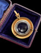 LARGE SCALE VICTORIAN ROCK CRYSTAL DOME PENDANT