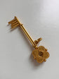 VICTORIAN BOXED 15CT GOLD KEY PENDANT