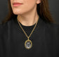 VICTORIAN ROCK CRYSTAL PENDANT WITH BALL FINIAL FRAME