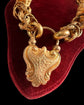 19TH CENTURY PINCHBECK HEART PADLOCK BRACELET