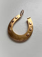 VICTORIAN 9CT GOLD HORSESHOE PENDANT