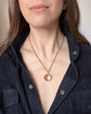 VICTORIAN ROCK CRYSTAL & 15CT GOLD POOL OF LIGHT SPHERE PENDANT