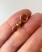 VICTORIAN UNUSUAL 9CT GOLD BOLT & DOG CLIP