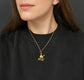 ANTIQUE LOVE FAITH CHARITY 18CT GOLD PENDANT