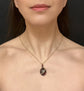 LARGE VICTORIAN GARNET & DIAMOND PENDANT