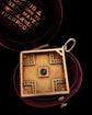 VICTORIAN SAPPHIRE & DIAMOND SQUARE SLAB PENDANT