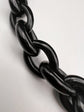 VICTORIAN CHUNKY WHITBY JET CHAIN NECKLACE