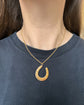 VICTORIAN 9CT GOLD HORSESHOE PENDANT