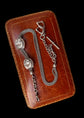 19TH CENTURY SILVER EQUESTRIAN ALBERTINA CHAIN