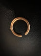 VICTORIAN 15CT GOLD BOLT RING