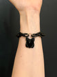 VICTORIAN JET PADLOCK BRACELET
