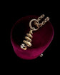 ANTIQUE 15CT GOLD & DIAMOND SNAKE PENDANT