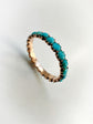 GEORGIAN TURQUOISE ETERNITY RING