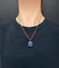 VICTORIAN BRIGHT BLUE BEE ‘INDUSTRY’ TASSIE INTAGLIO PENDANT